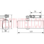 Доводчик Geze TS 1500 із важелем