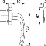 Ручка віконна Afina