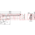 Доводчик Geze TS 3000 V со скользящей шиной